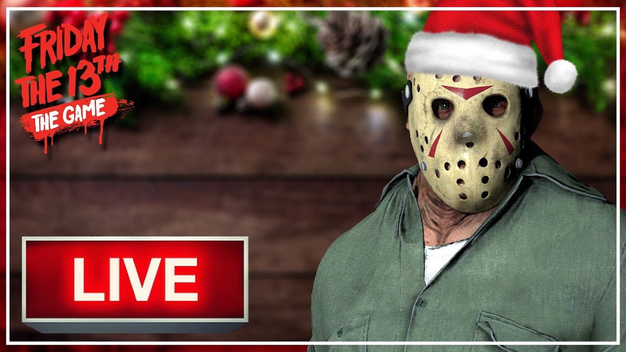 🔴Christmas at Crystal Lake! | Friday the 13th: The Game LIVE | Interactive Streamer