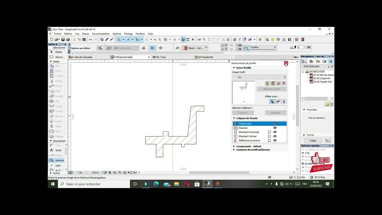 🔴 COMMENT DESSINER AVEC L'OUTIL PROFIL COMPLEXE DANS ARCHICAD