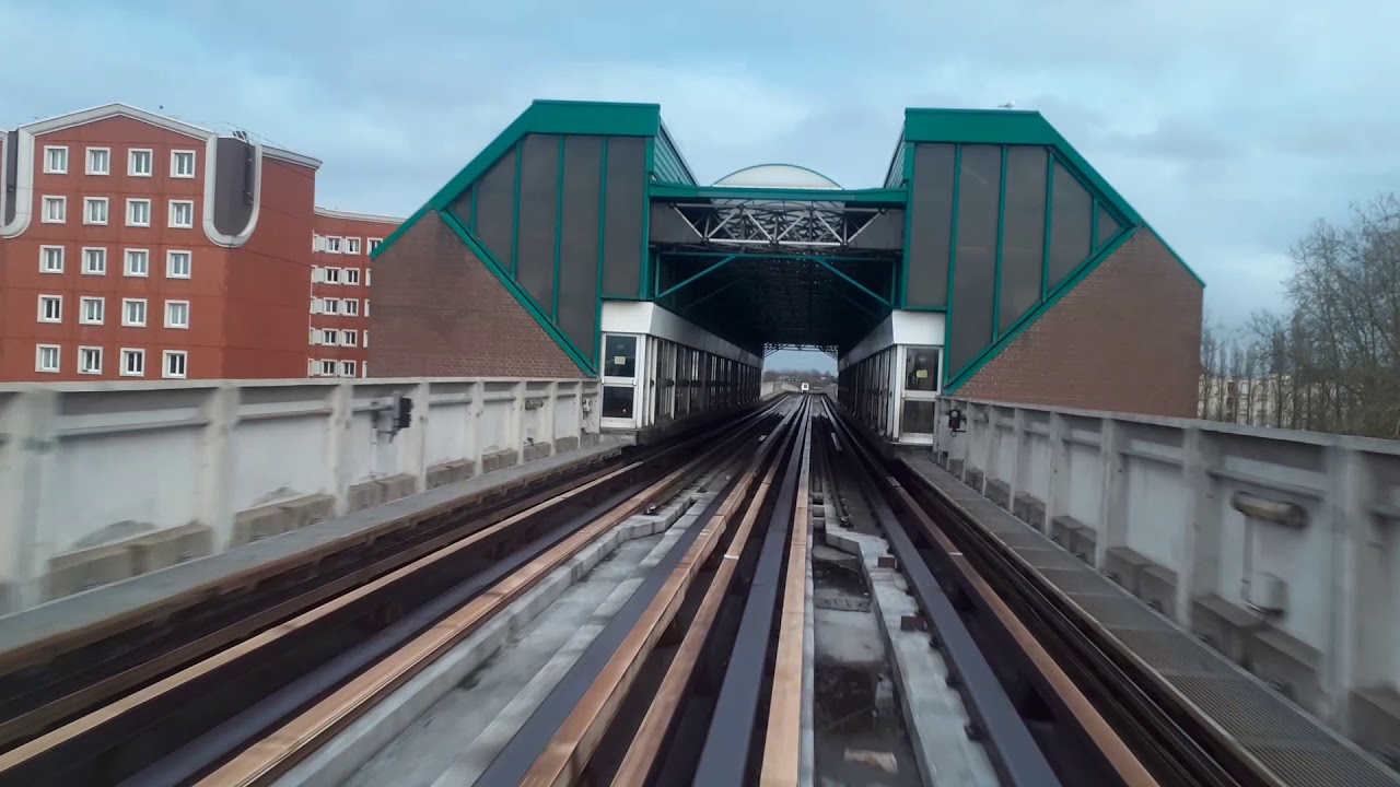Métro ligne 2 de Canteleu à mairie de Lille