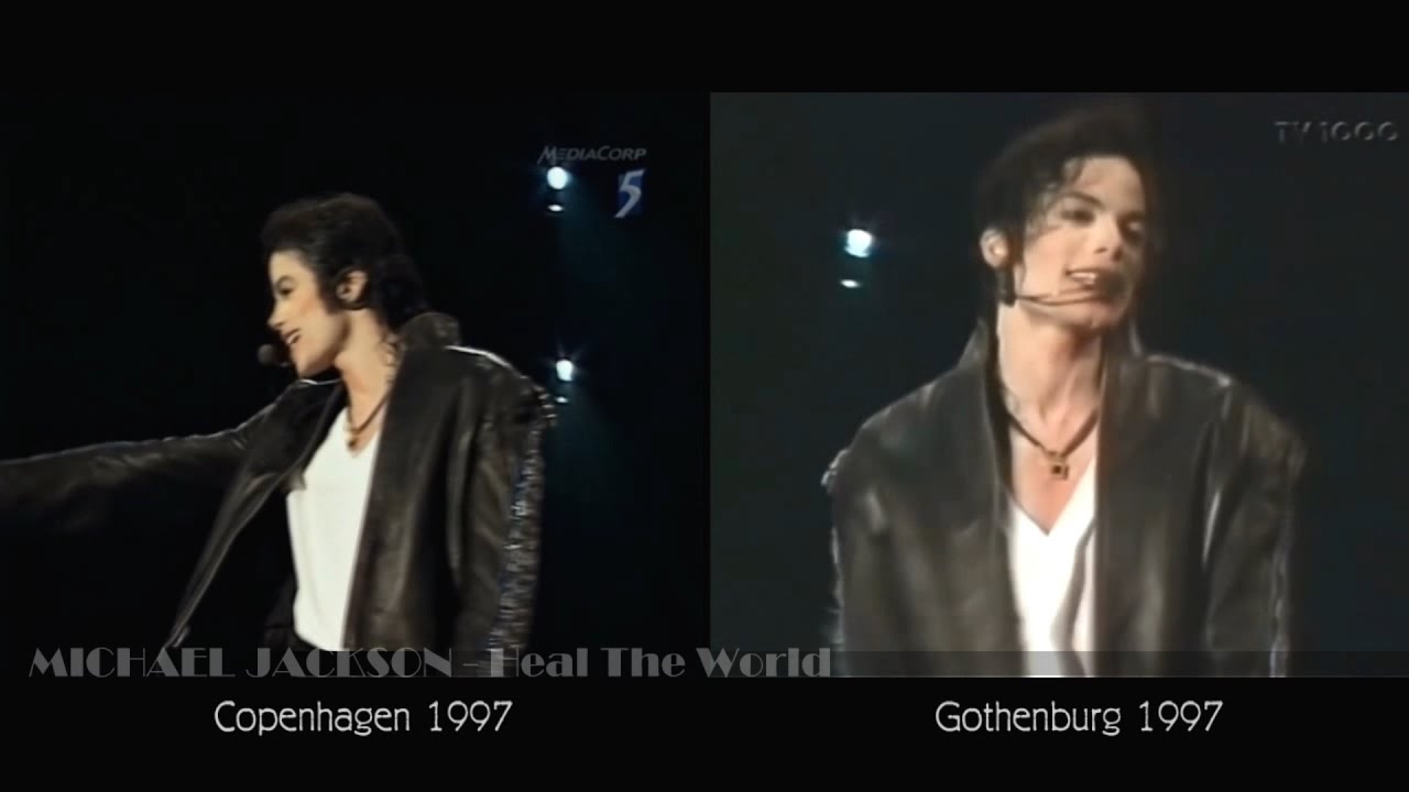 Michael Jackson - Heal The World (Copenhagen VS Gothenburg)1997