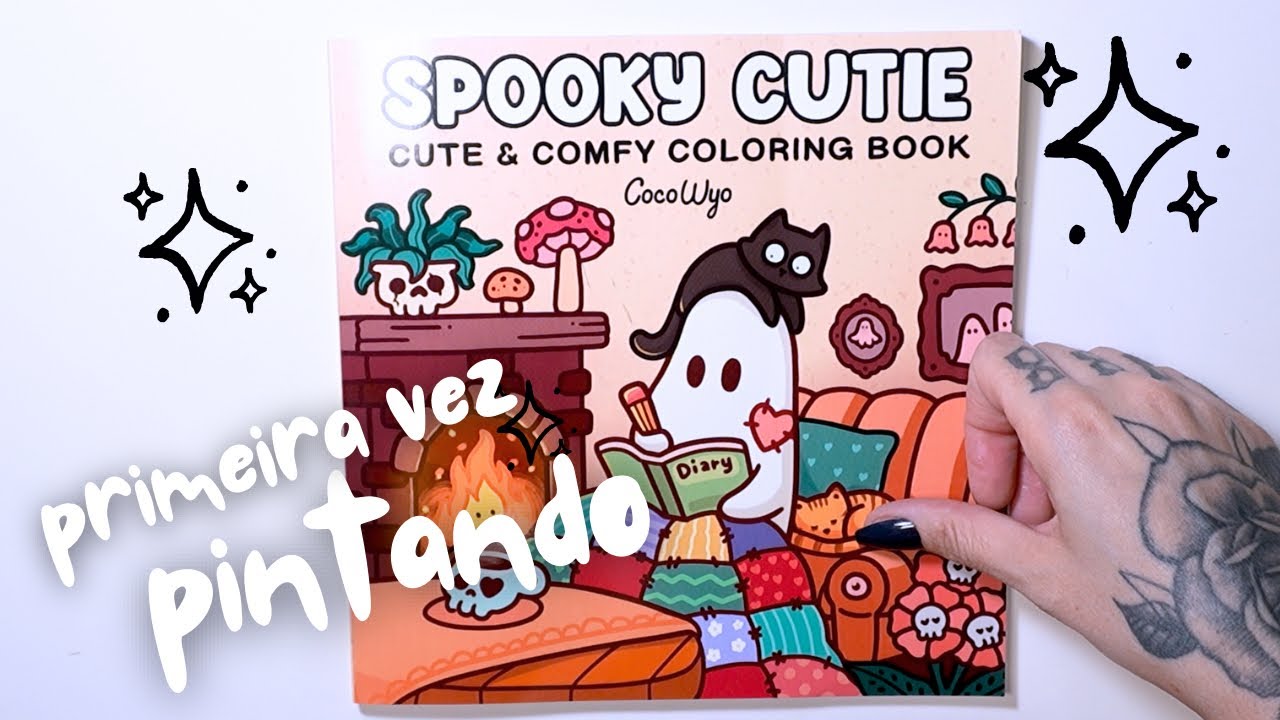 O LIVRO QUE VAI SUBSTITUIR BOBBIE GOODS E GIRL MOMENTS - PINTANDO SPOOKIE CUTIE PELA PRIMEIRA VEZ