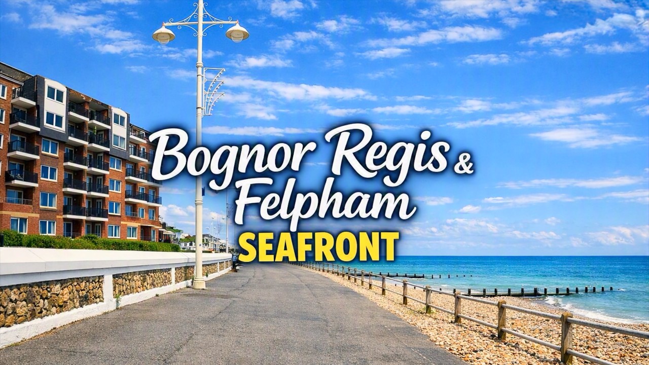 Walk 51 | Bognor Regis & Felpham Seafront #walkingtour #coastalwalk #sussex #bognorregis