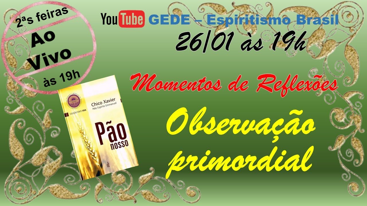 Observação primordial - Pão Nosso - Capítulo 105