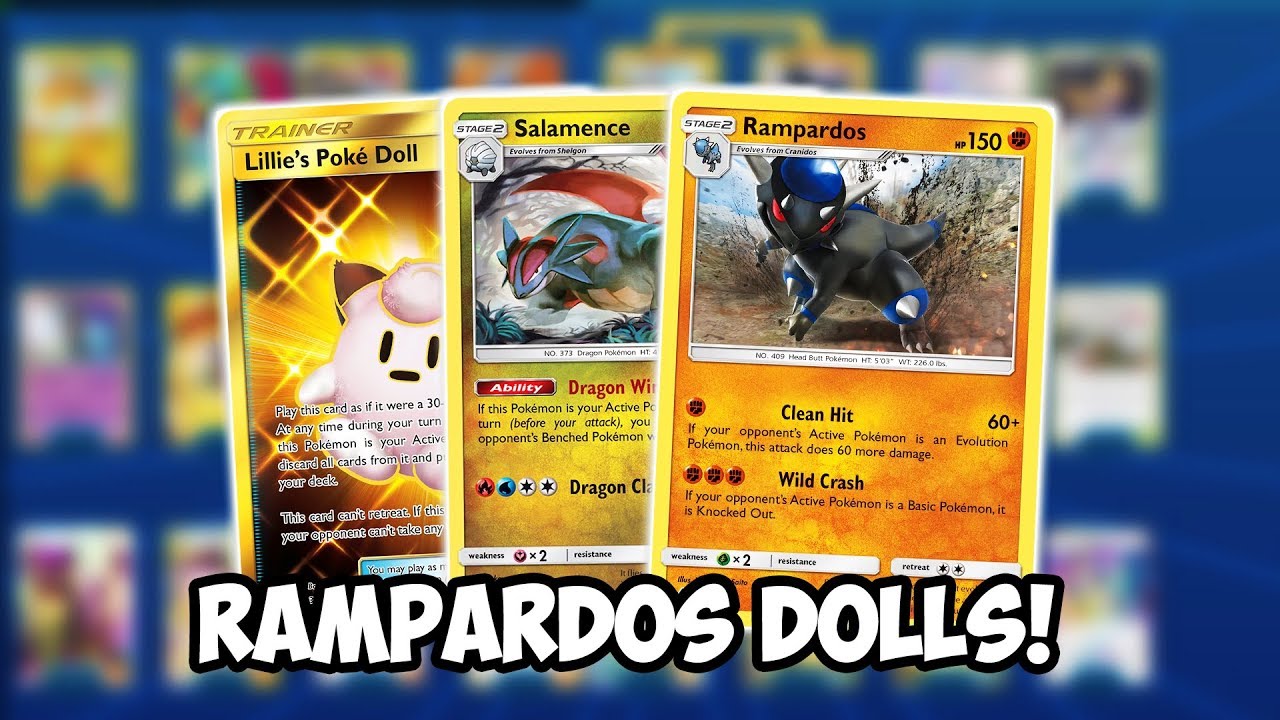 Rampardos Still OHKOS! Rampardos/Dolls Deck! w/Salamence & Lance! Cosmic Eclipse PTCGO