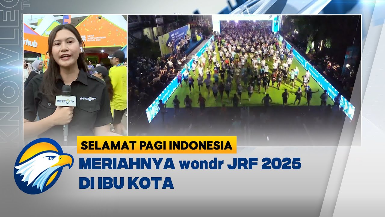 Puluhan Ribu Peserta Ramaikan wondr Jakarta Running Festival 2025 | Selamat Pagi Indonesia