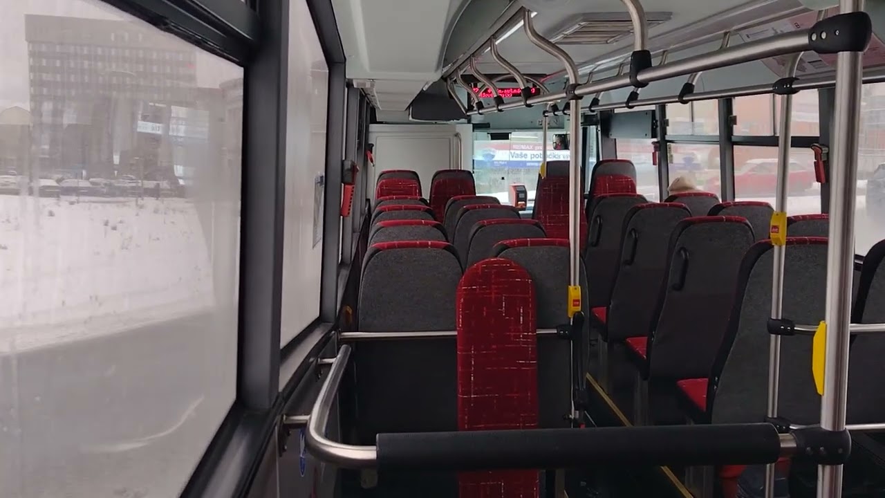 SOR CN 12.3 #97011 1TY 6511 | Transdev Morava | Projížďka zasněženým Vsetínem