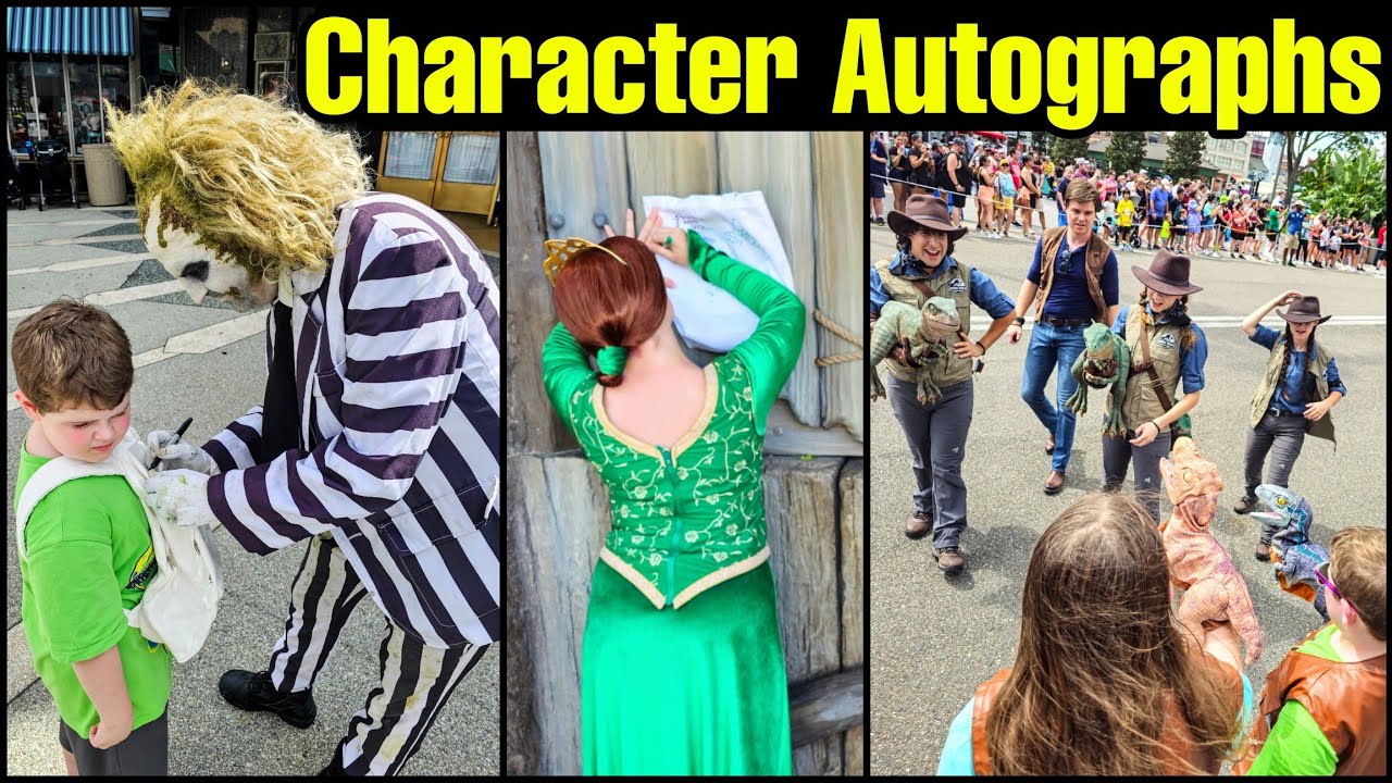 Character Autographs & Jurassic World Parade Reactions at Universal Studios Florida