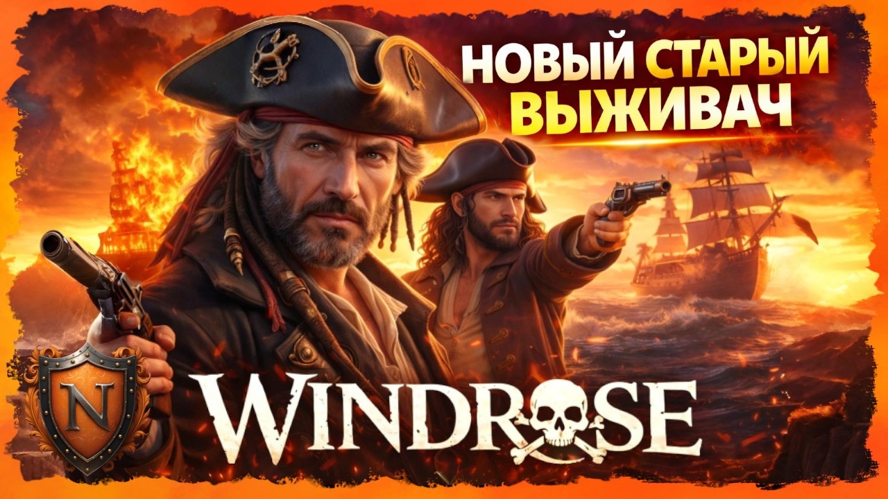 WINDROSE ➤ ОБОРВАВШЕЙСЯ СТРИМ ➤ ЛУЧШИЙ ПИРАТСКИЙ ВЫЖИВАЧ | CROSSWIND #windrose #стрим