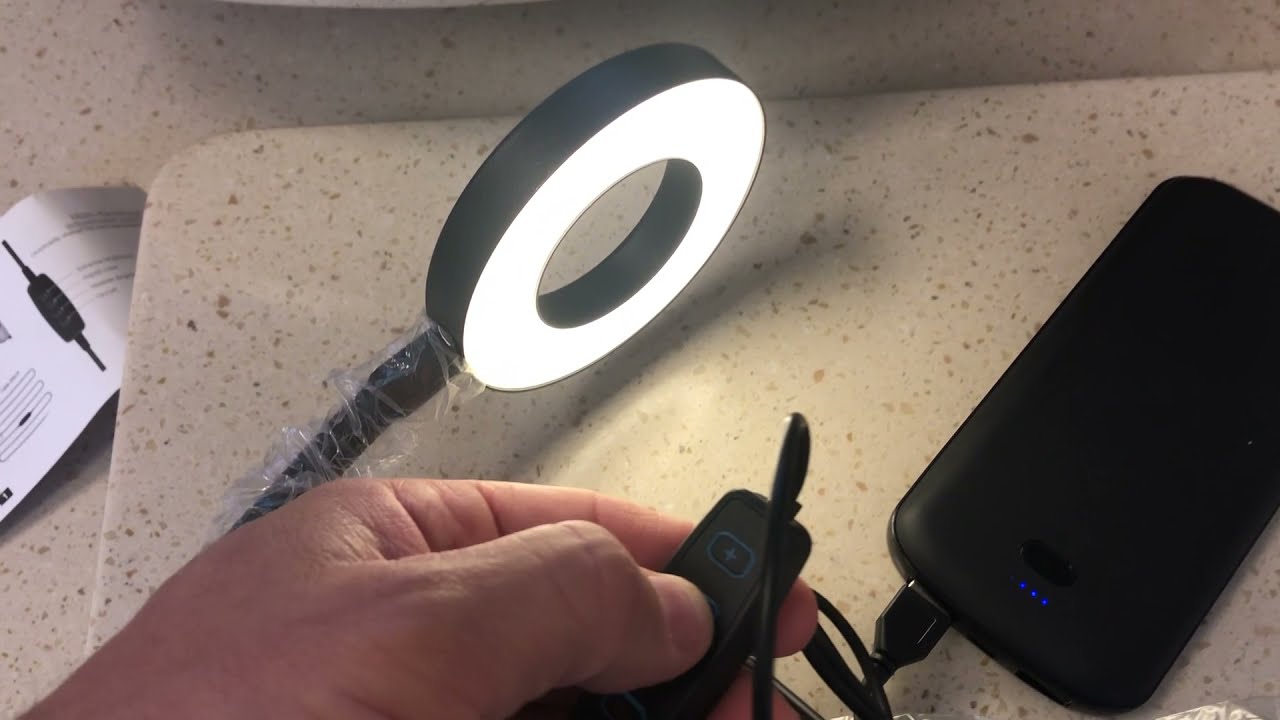 Cheap $5 Selfie LED Ring Light Phone Holder Unboxing and Review!