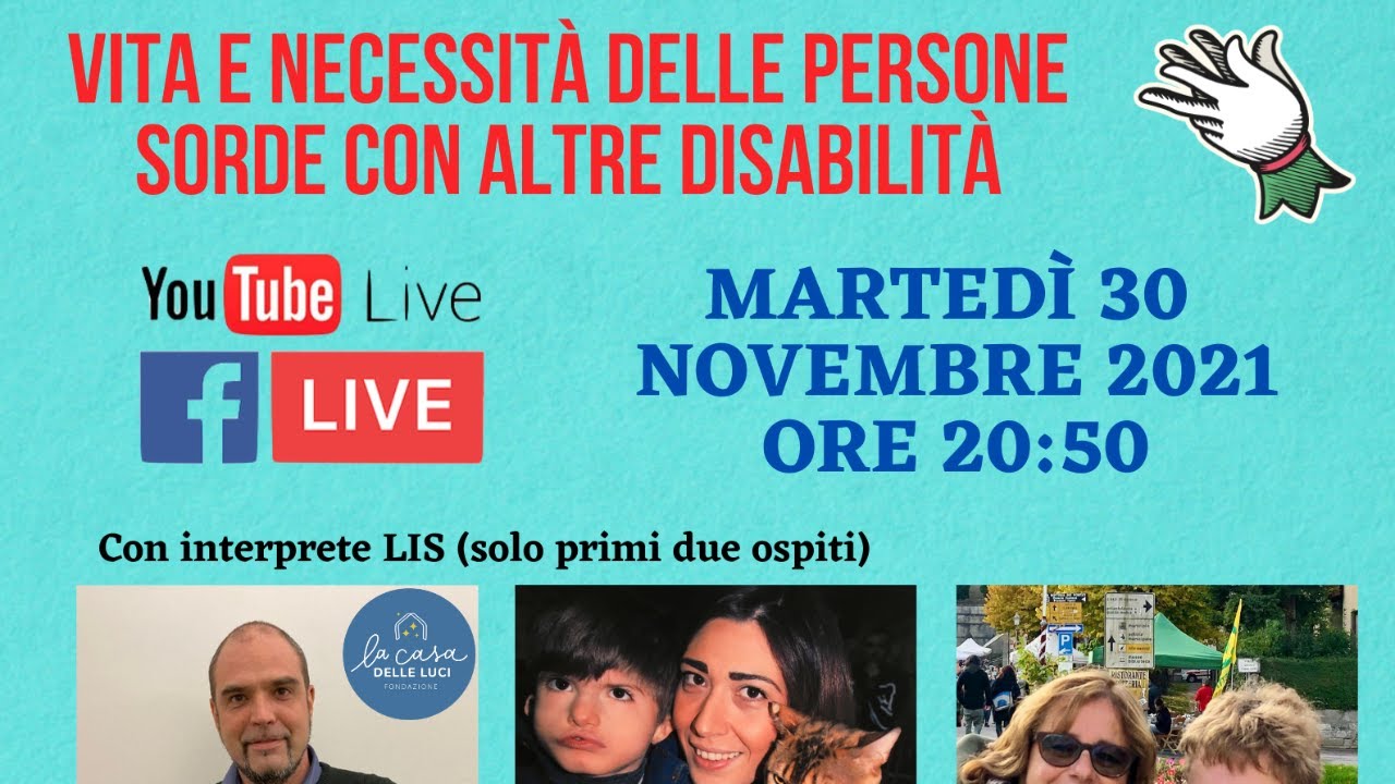 Vita e necessità delle persone sorde con altre disabilità.