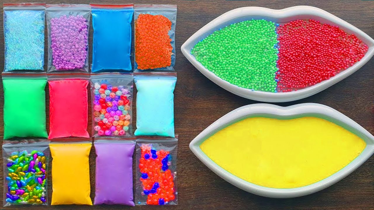 Relaxing Slime Making with Satisfying Bags - Oddly Calming