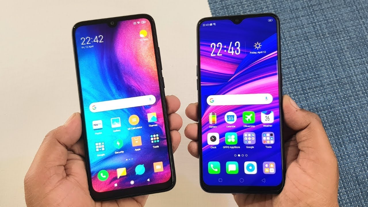 Redmi Note 7 Pro vs Oppo F9 Pro SpeedTest & Camera Comparison