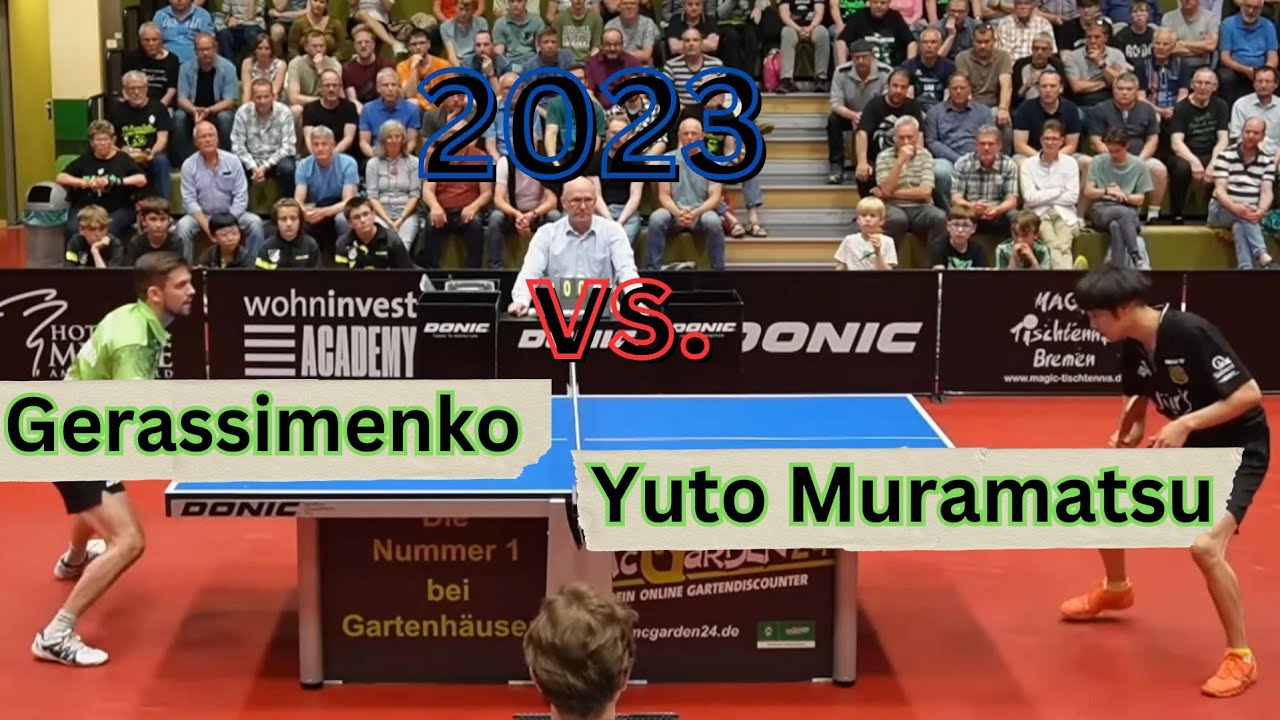 Yuto Muramatsu vs. Kirill Gerassimenko | Full Match - Short Form with Replays | TTBL 2023/24