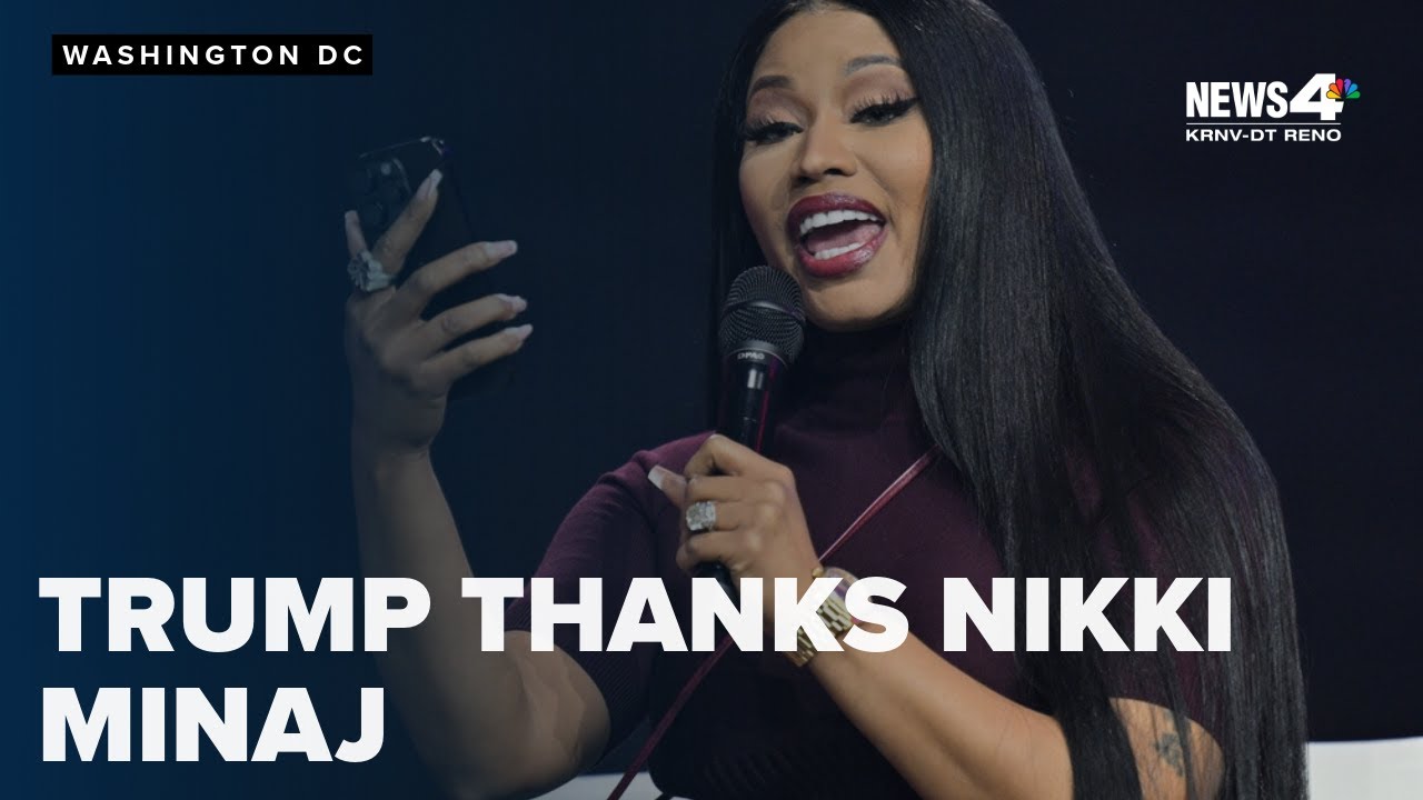 President Trump thanks Nikki Minaj and Kevin O'Leary for support
