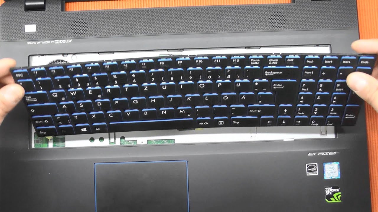 Medion Erazer P76xx Tastatur Wechseln