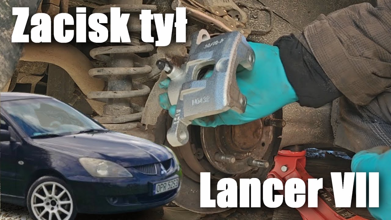 Wymiana zacisku hamulcowego tył - Lancer VII 2.0 DOHC