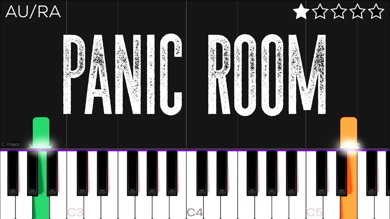 Au/Ra - Panic Room | EASY Piano Tutorial