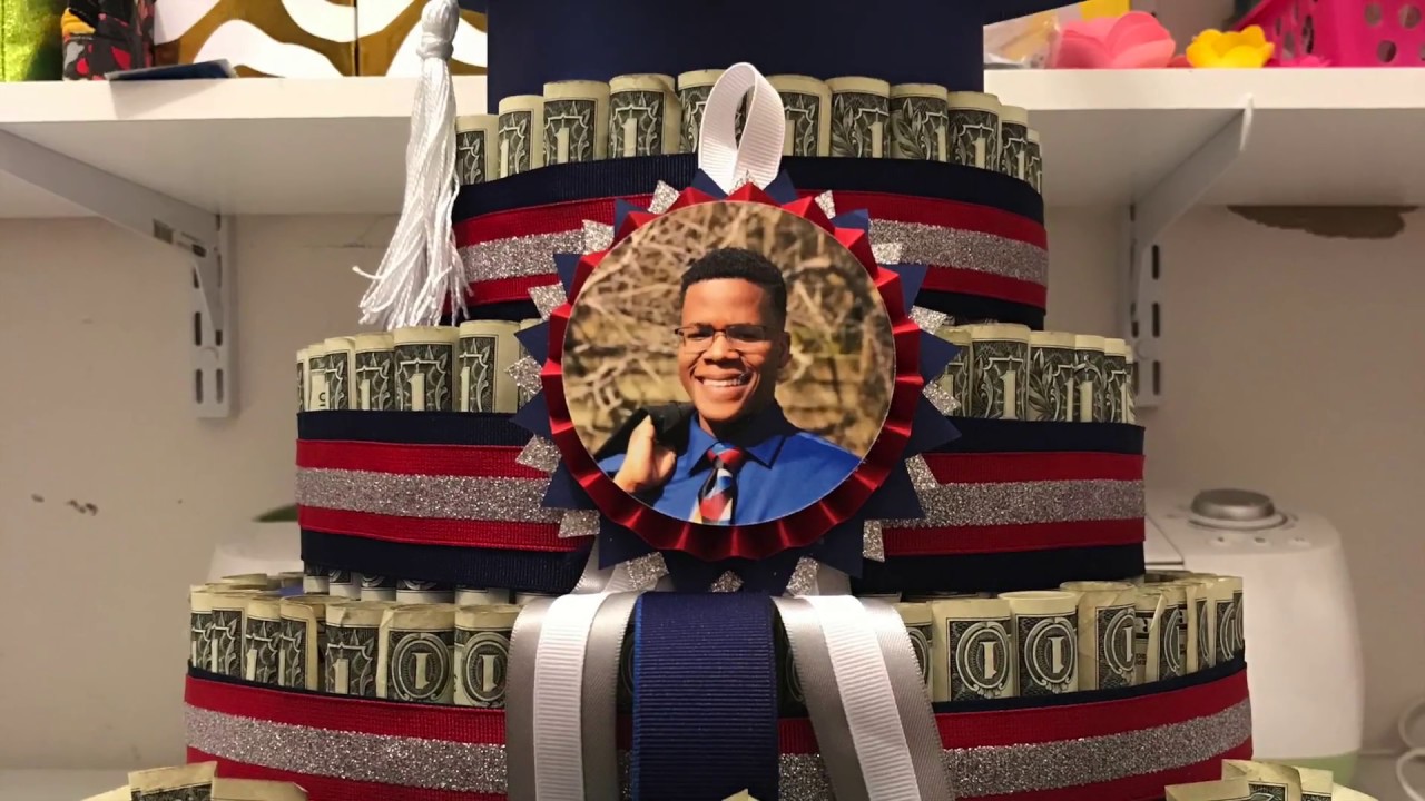 Graduation Money Cake