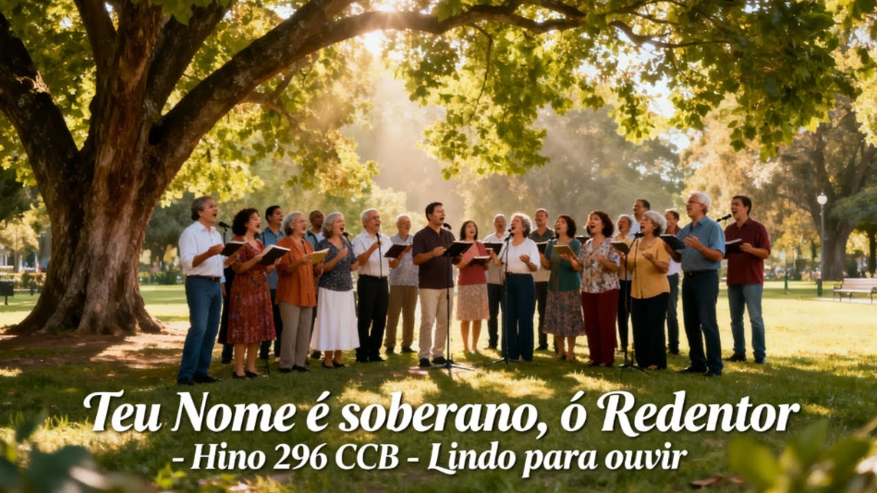 Hino 296 –Teu Nome é soberano, ó Redentor | Hino CCB #HinosCCB #ccbhinos  -
