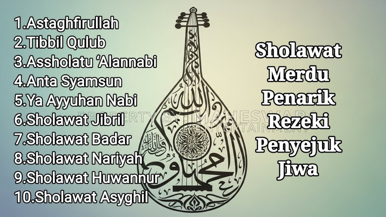 SHOLAWAT JIBRIL PEMBUKA REZEKI & AMPUNAN | SHOLAWAT NABI LEMBUT PENYEJUK HATI