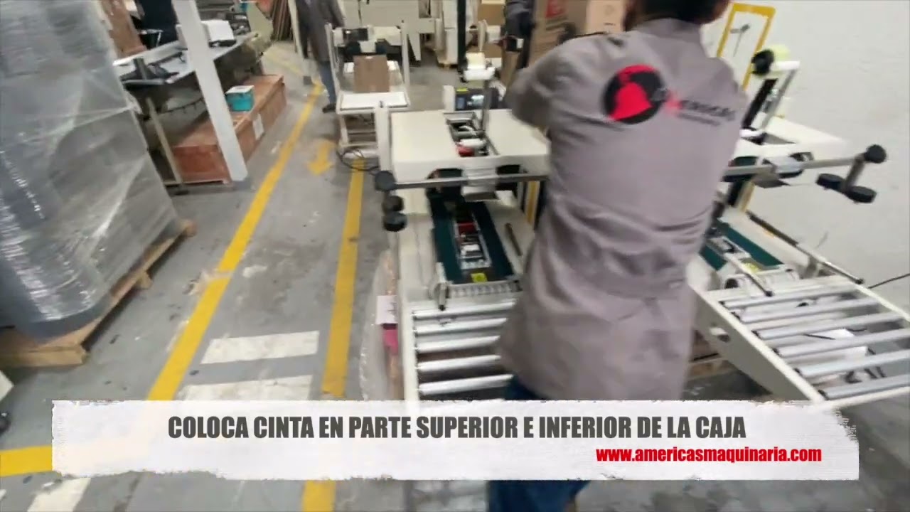 Encintadora Semiautom&aacute;tica de Alta Calidad | Americas Maquinaria