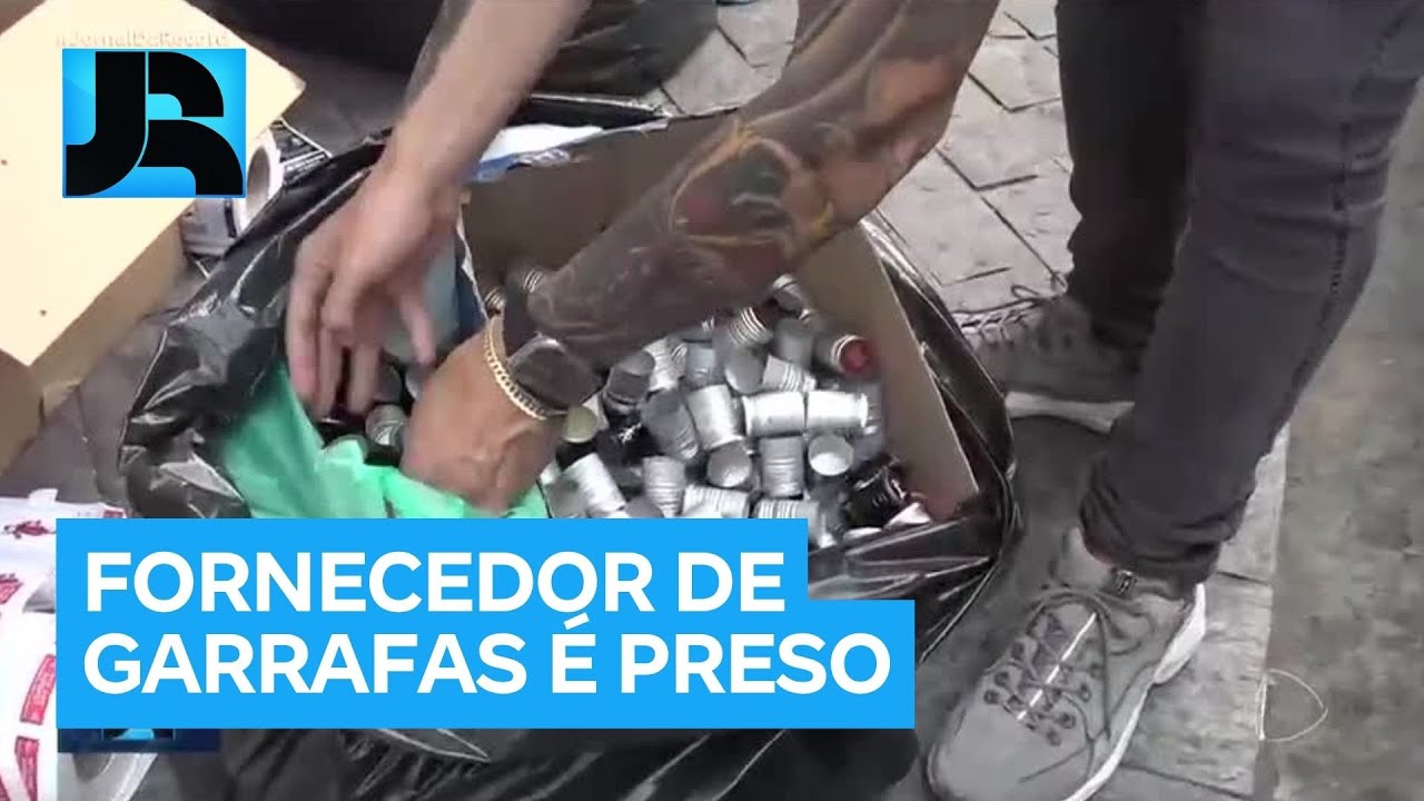 Um dos principais fornecedores de garrafas para produção de bebidas falsificadas é preso em SP