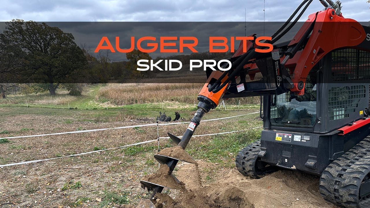 What skid steer AUGER BITS are right for you?