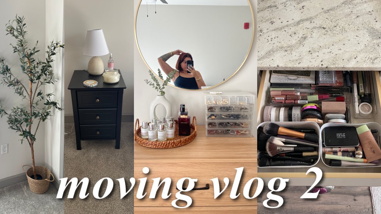 I found mold... Organizing, unpacking & more cleaning // moving vlog #2