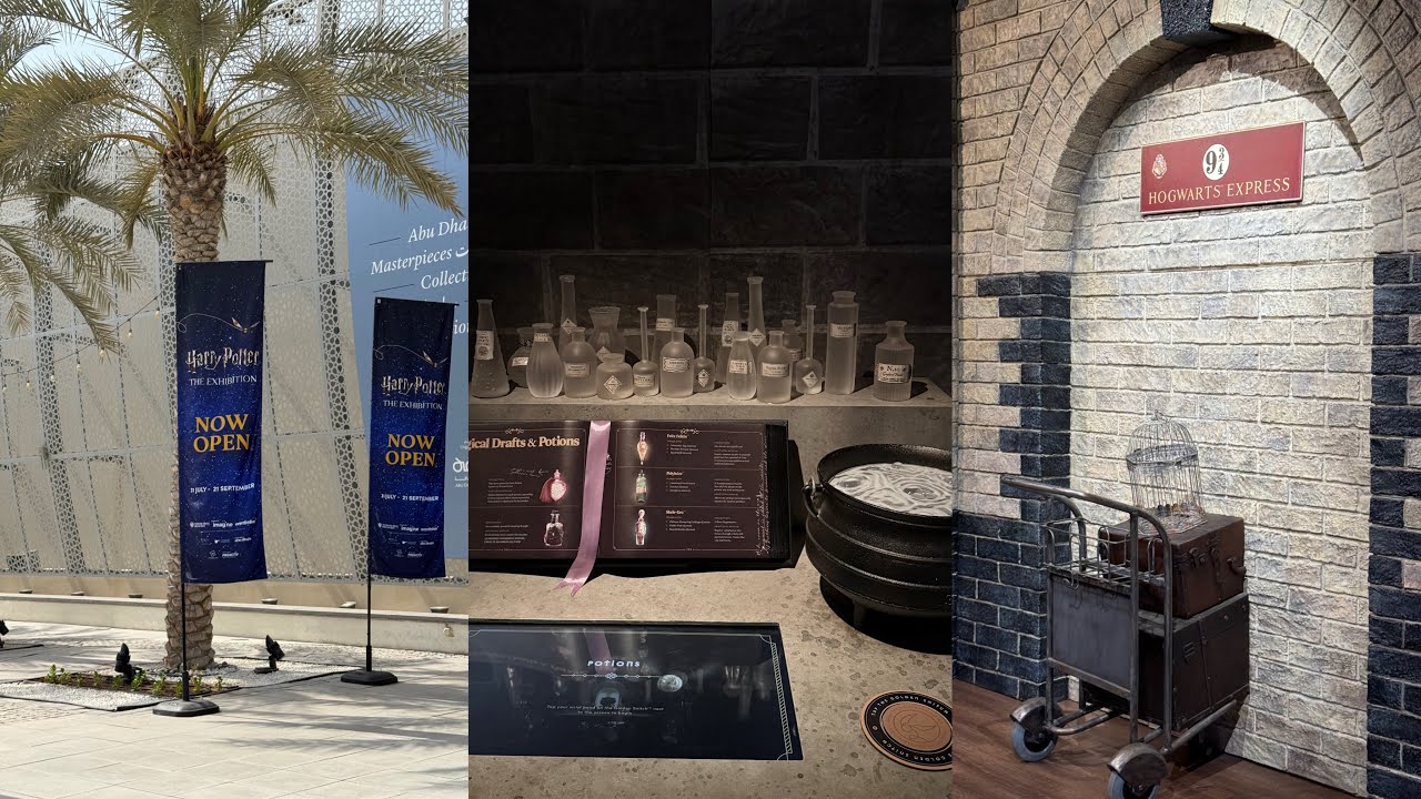 Harry Potter exhibition-Abu Dhabi ⚯͛