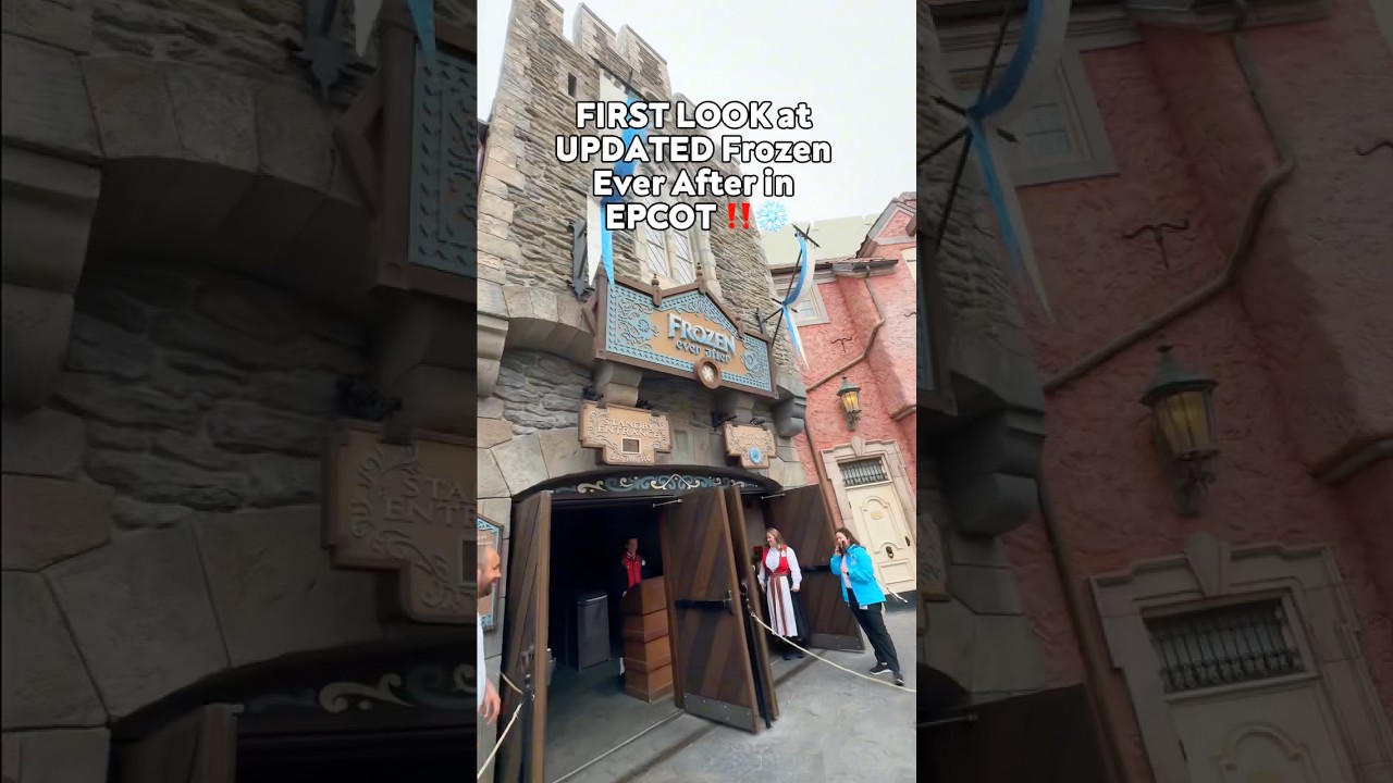 FIRST LOOK at Updated Frozen Ever After ‼️❄️