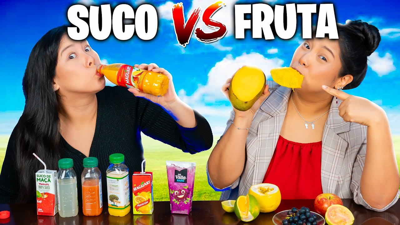 SUCO vs FRUTA | Blog das irmãs