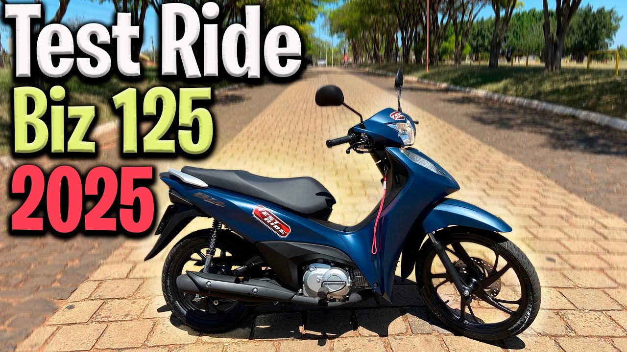 TESTE RIDE HONDA BIZ 125 2025 SERÁ QUE MUDOU ALGUMA COISA MESMO?