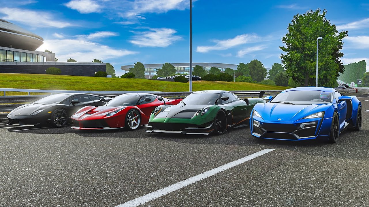 Lykan Hypersport vs Pagani Huayra BC vs LaFerrari vs Lamborghini Gallardo SL (800 hp) | Forza 7