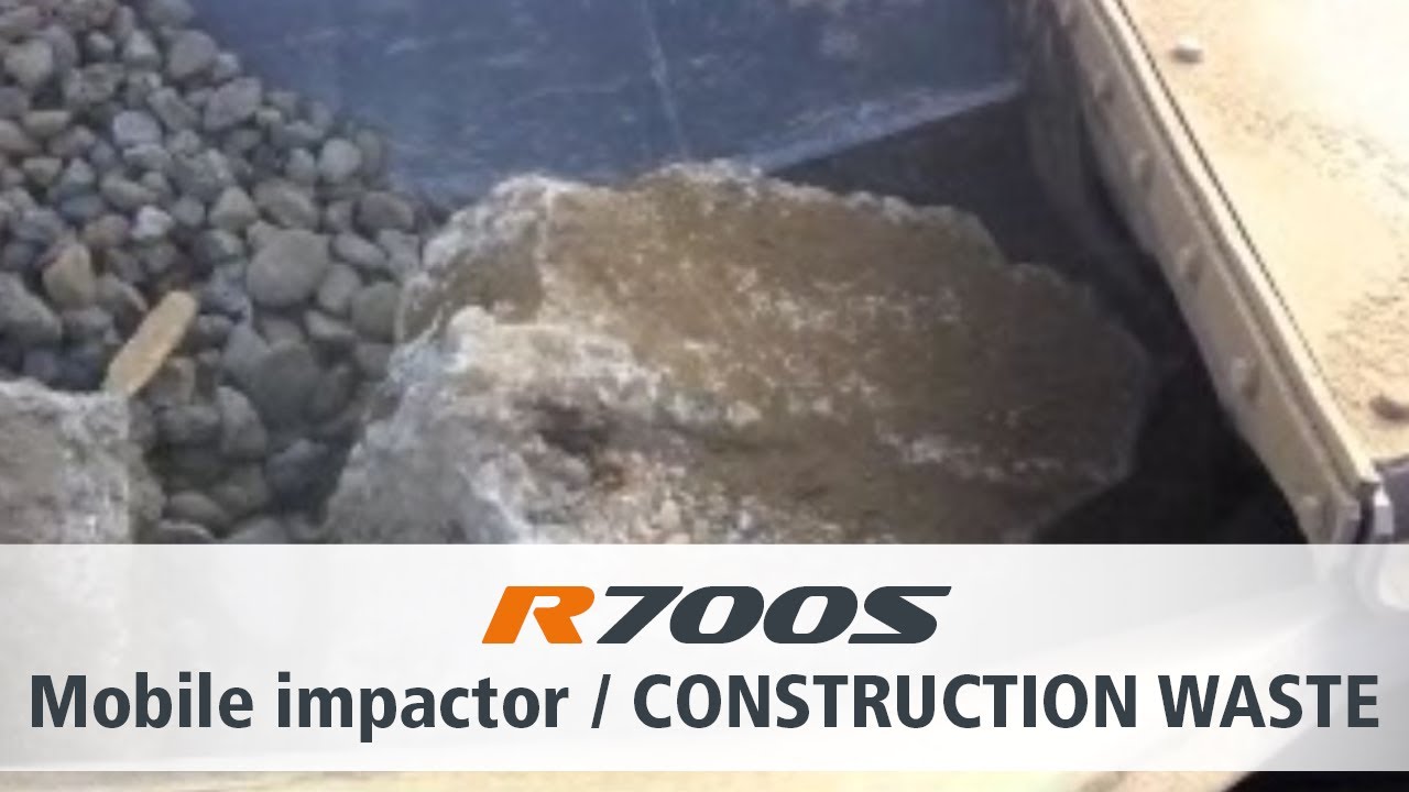Rockster R700S Impact crusher