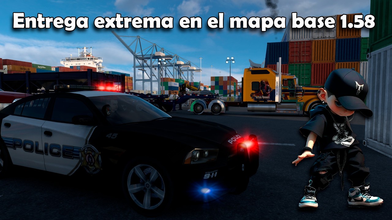 American Truck mapa base 1.58 carga extrema