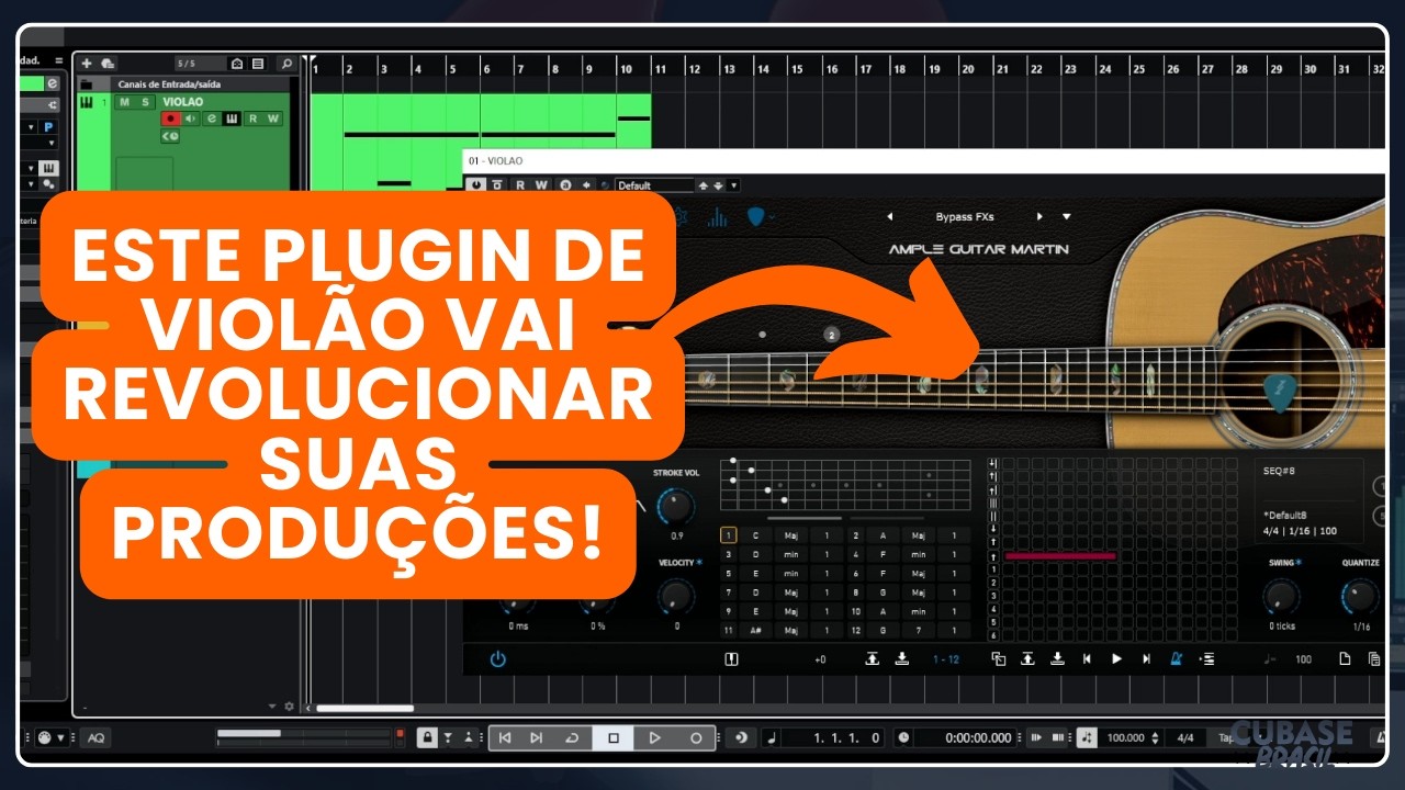 Como Usar o Ample Guitar Martin no Cubase - Guia Completo para Iniciantes