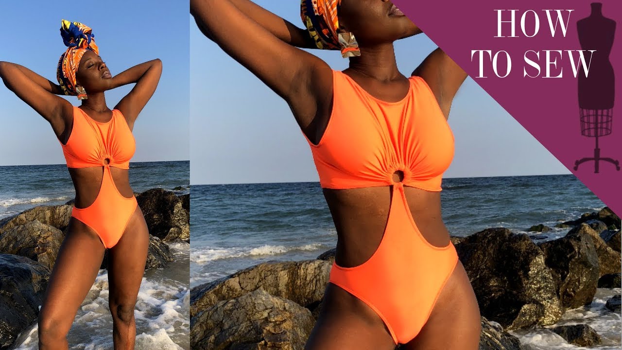 How To Sew A keyhole Monokini Bathing Suit