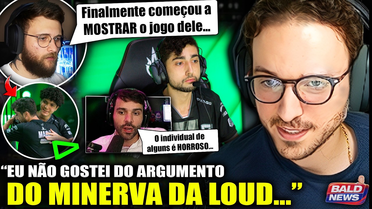 BOMBA! Micão DISCORDA do Minerva sobre TIME da LOUD! Coach Reise ENALTECE Xyno e JeanMago