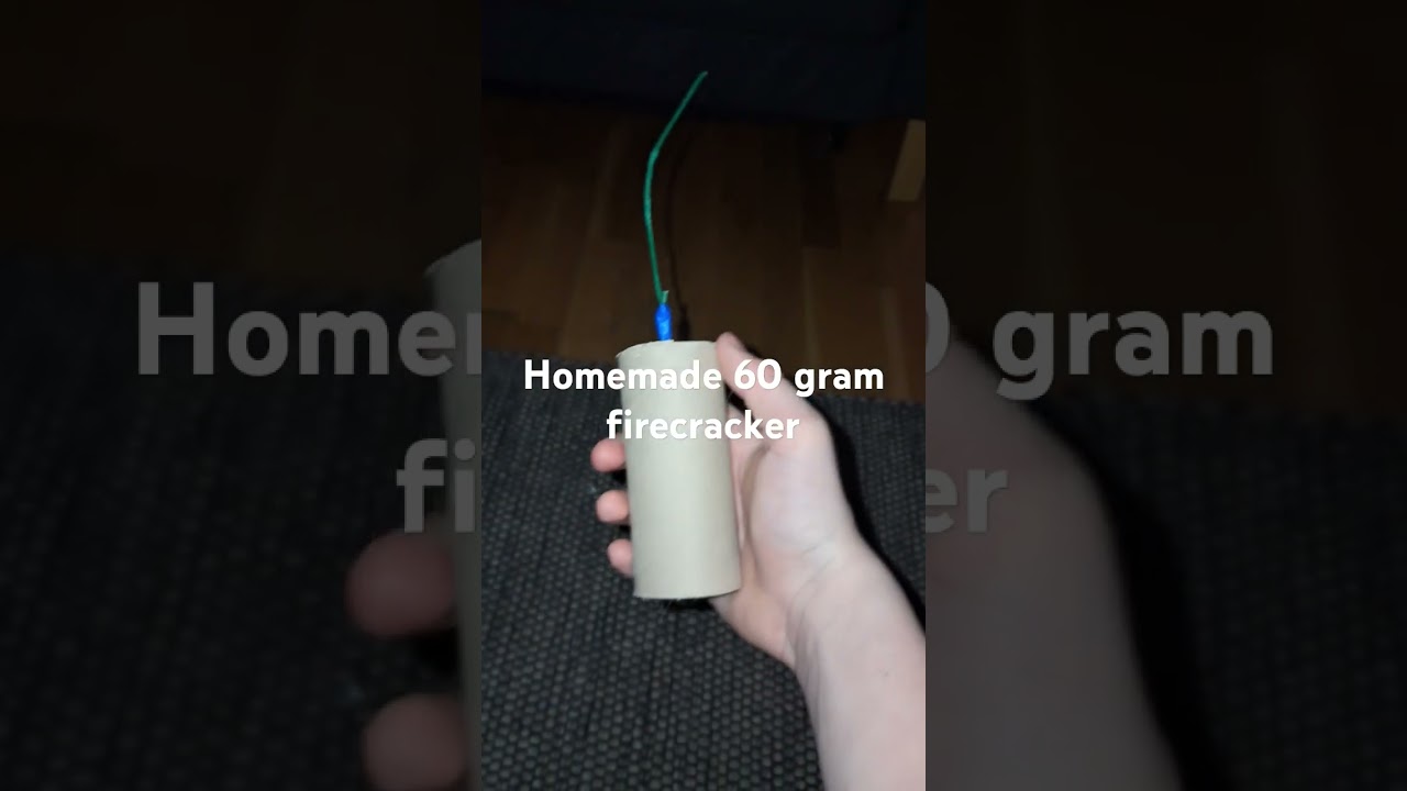Homemade firecracker#fireworks #newyear #pyro #petard #diy #abandoned #experiment