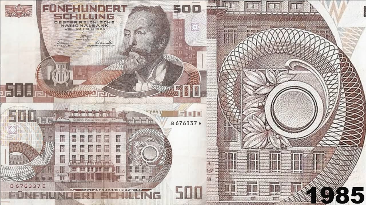 Банкноты, которые вы не видели: Австрия