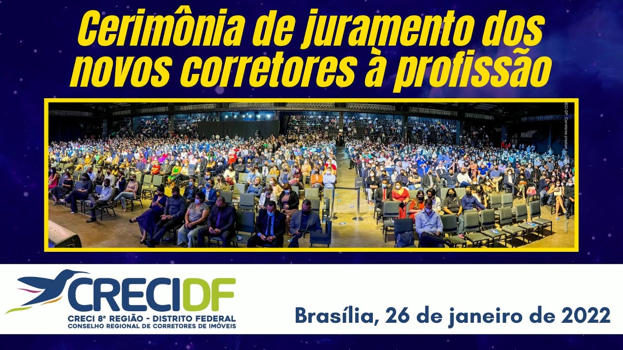 2022 CRECI - 1923 NOVOS CORRETORES PRESTAM JURAMENTO Á PROFISSÃO