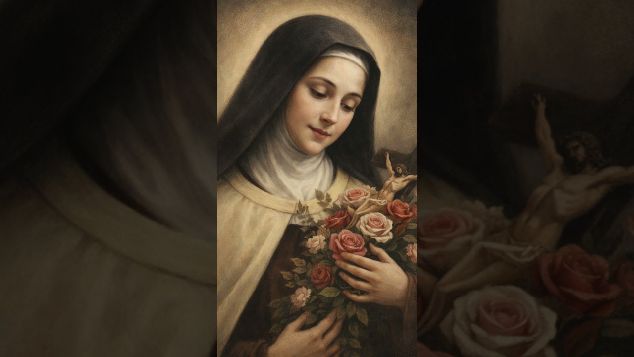 Lluvia de rosas, Santa Teresita del niño Jesús