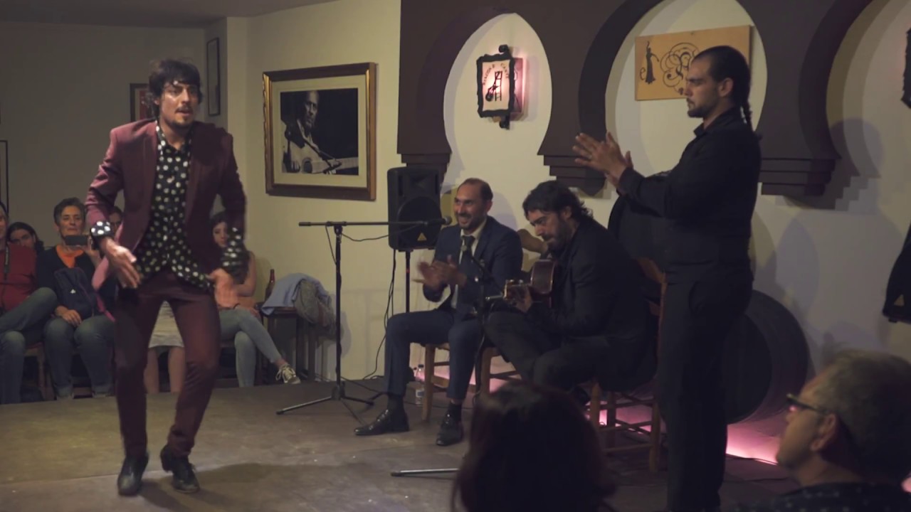 Jesús Carmona, El Pulga, Juan Requena y Ángel Reyes en el Almíbar