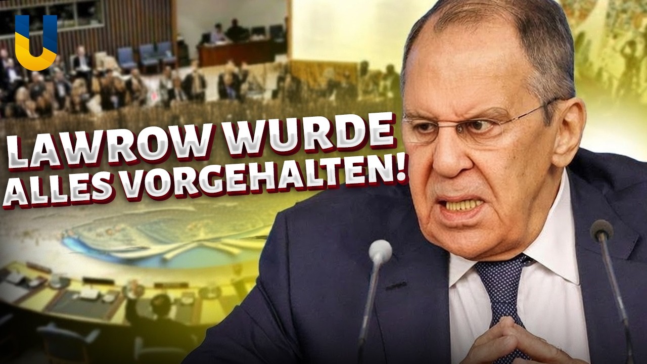 Lawrow bei der UNO öffentlich bloßgestellt: Der russische Minister mitten in einem Skandal