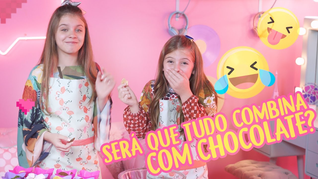 CHOCOLATE SURPRESA com Lorena Queiroz e Giovanna Leão - MUNDO DA MENINA