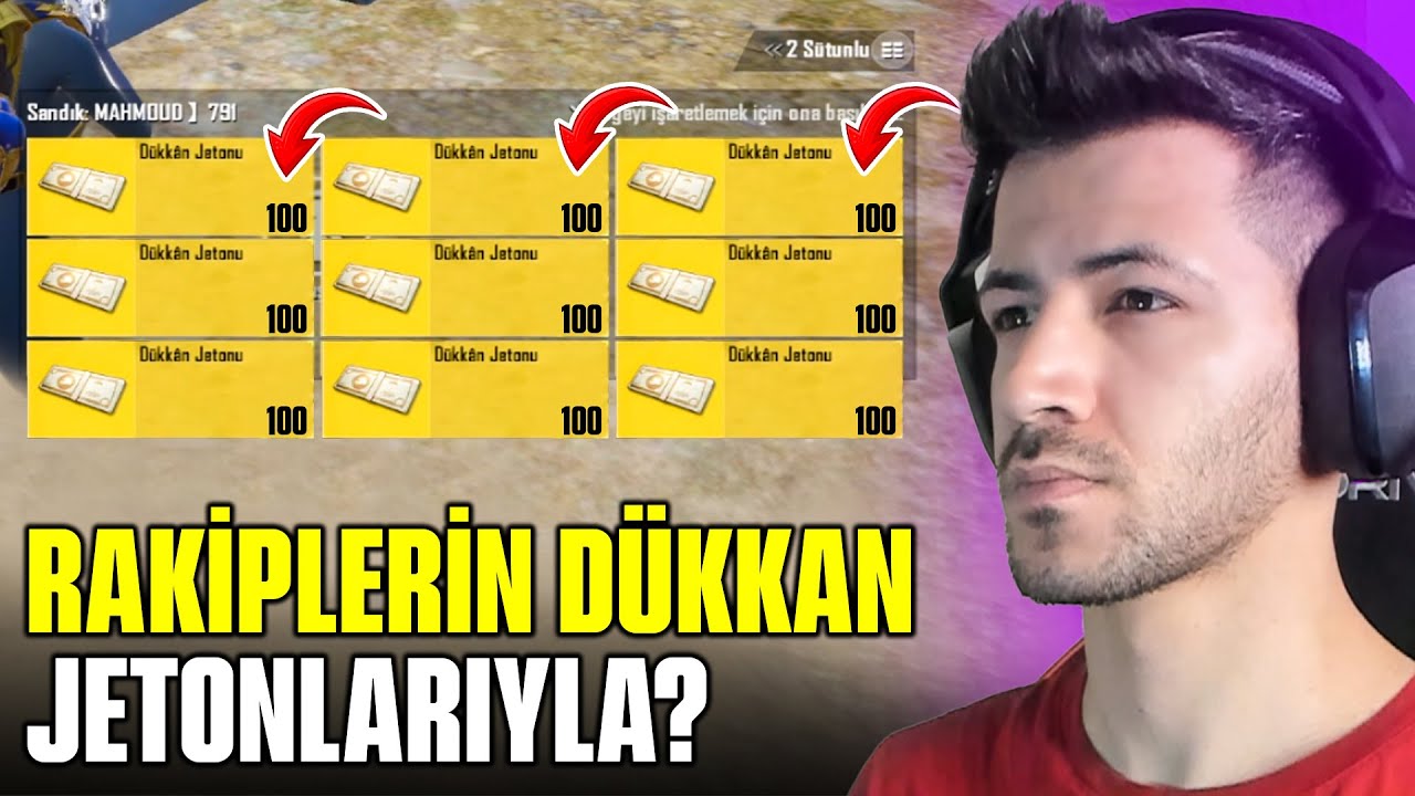 VURDUĞUM RAKİPLERİN DÜKKAN JETONLARIYLA WİN ALMAK? Pubg mobile