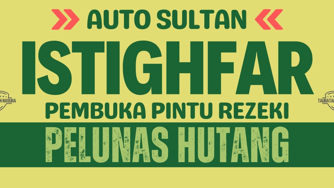 ANTI MISKIN⛔ SEMUA HUTANG LUNAS🔥 REZEKI MELIMPAH✅ HAJAT TERKABUL😍 MUDAHKAN SEGALA URUSAN