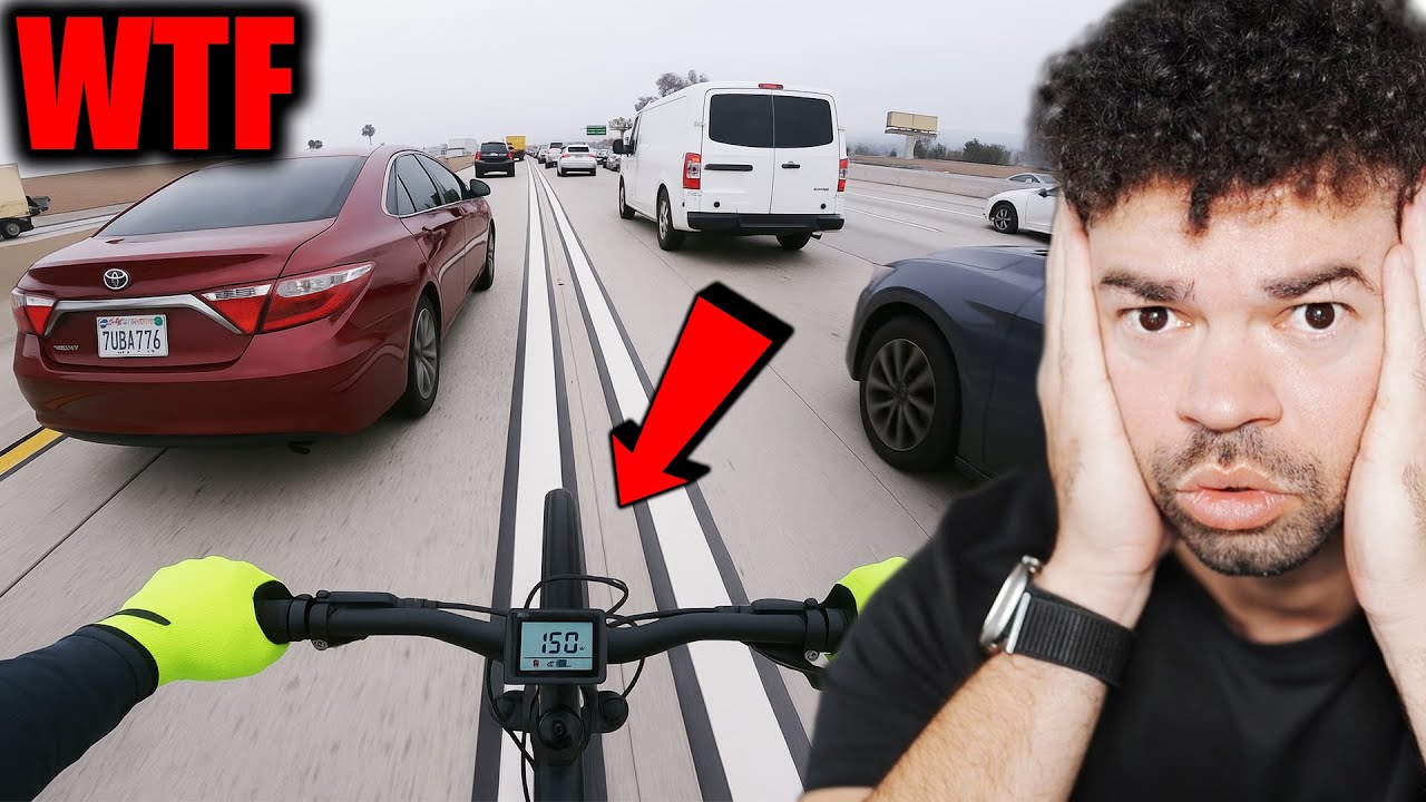 Taking a 70mph E-Bike on the FREEWAY..