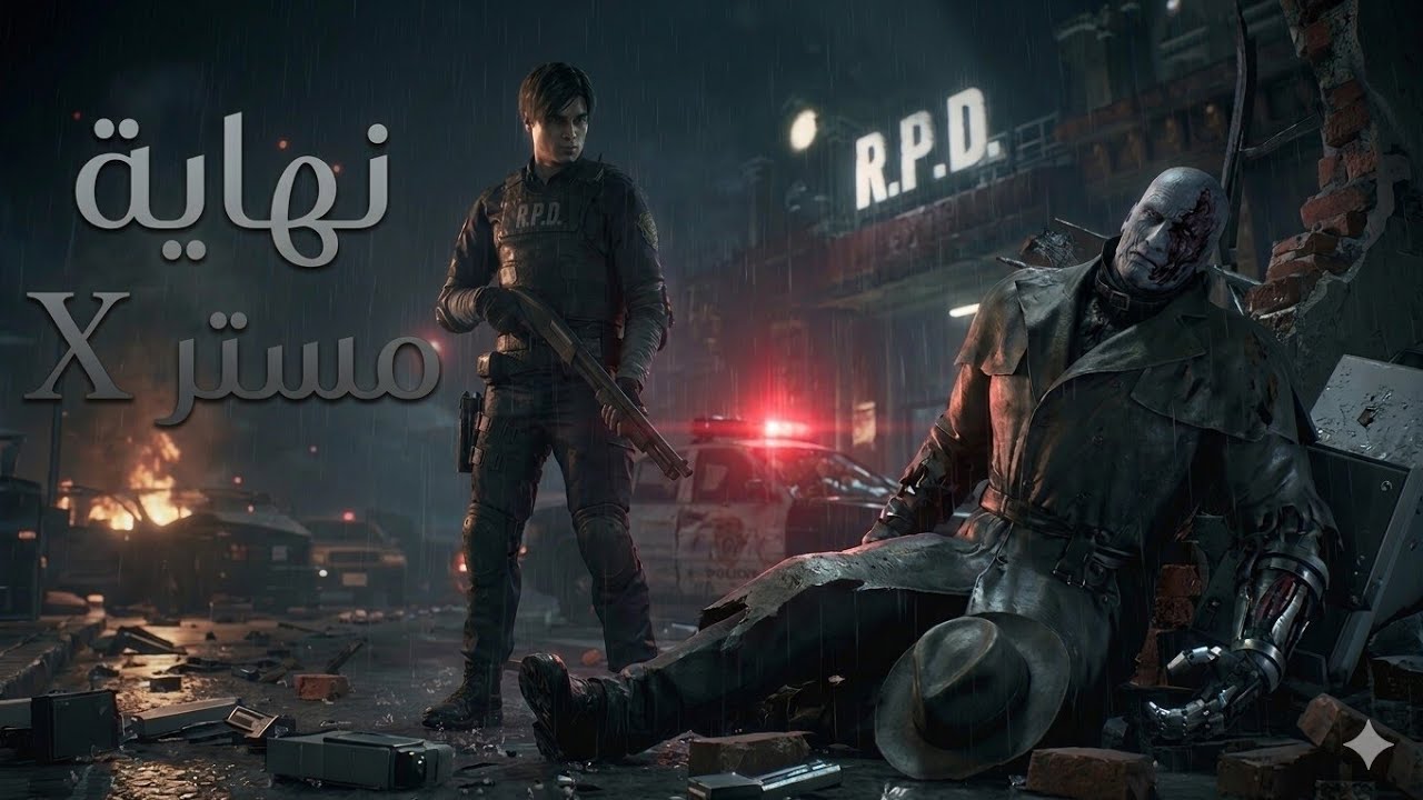 نهاية مستر x ونهاية القصة (ليون س كينيدي ) Residnet evil 2 #6