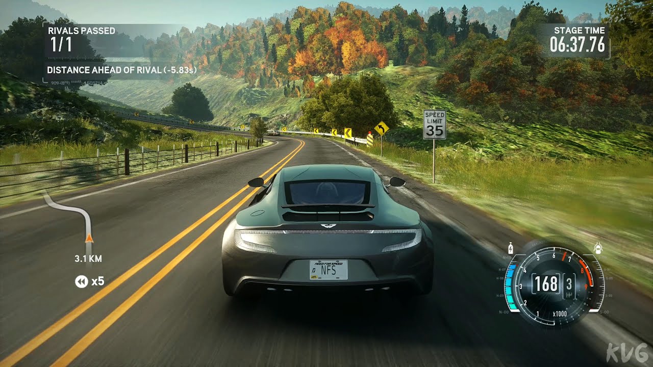 Need for Speed: The Run - Aston Martin One-77 2010 - Gameplay (PC UHD) [4K60FPS]